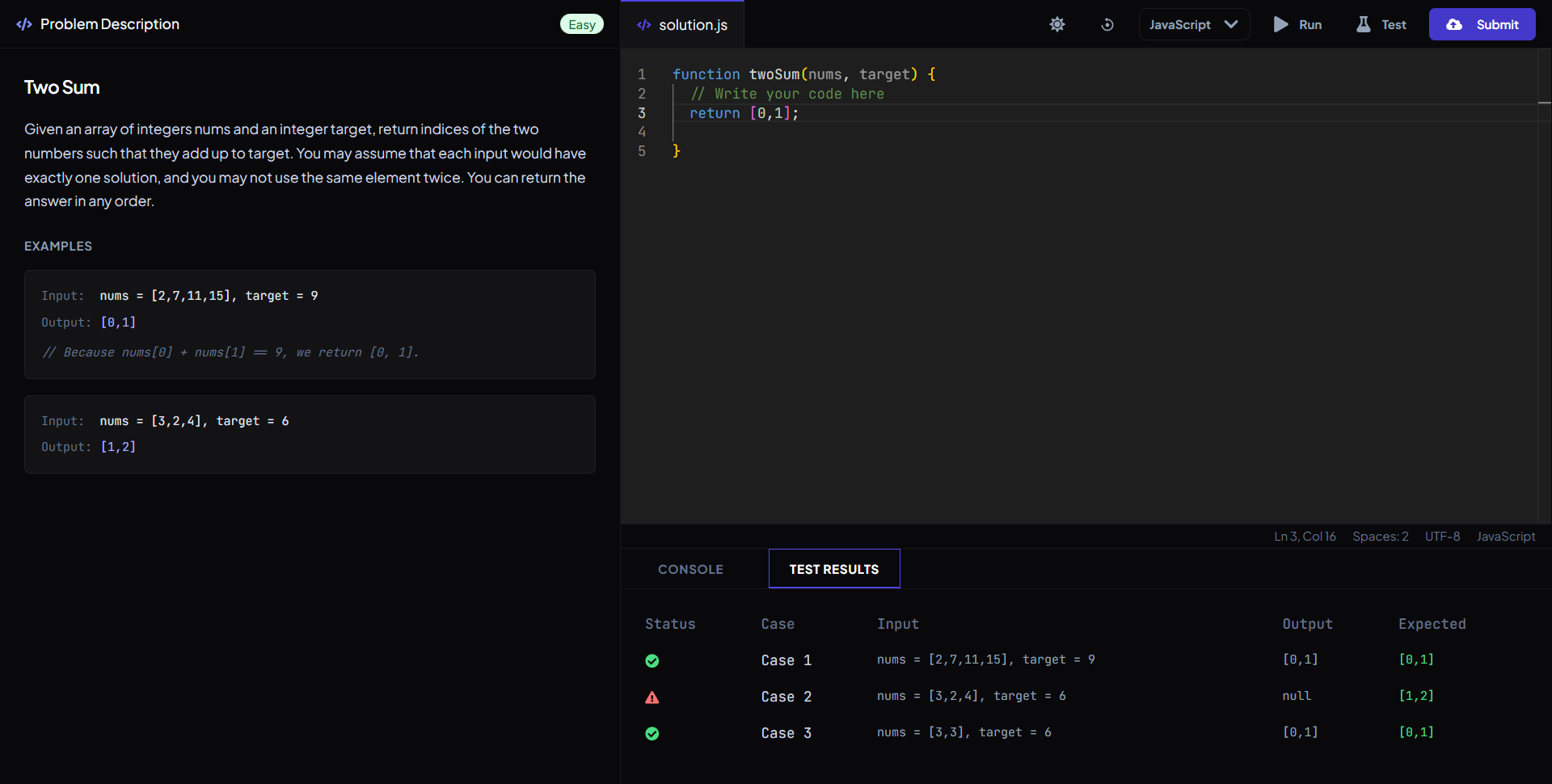 MockStep Coding Interface